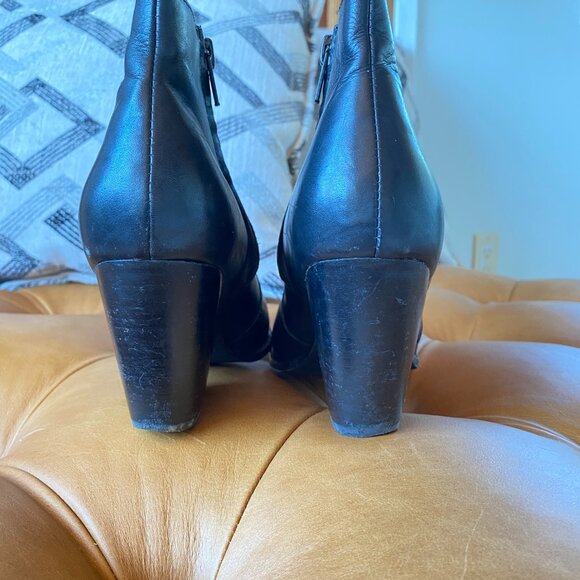 Jeffrey Campbell Ibiza Leather Ankle Booties Size 38 - Picture 10 of 10